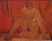 Kasimir Malevich The Female model oil painting artist